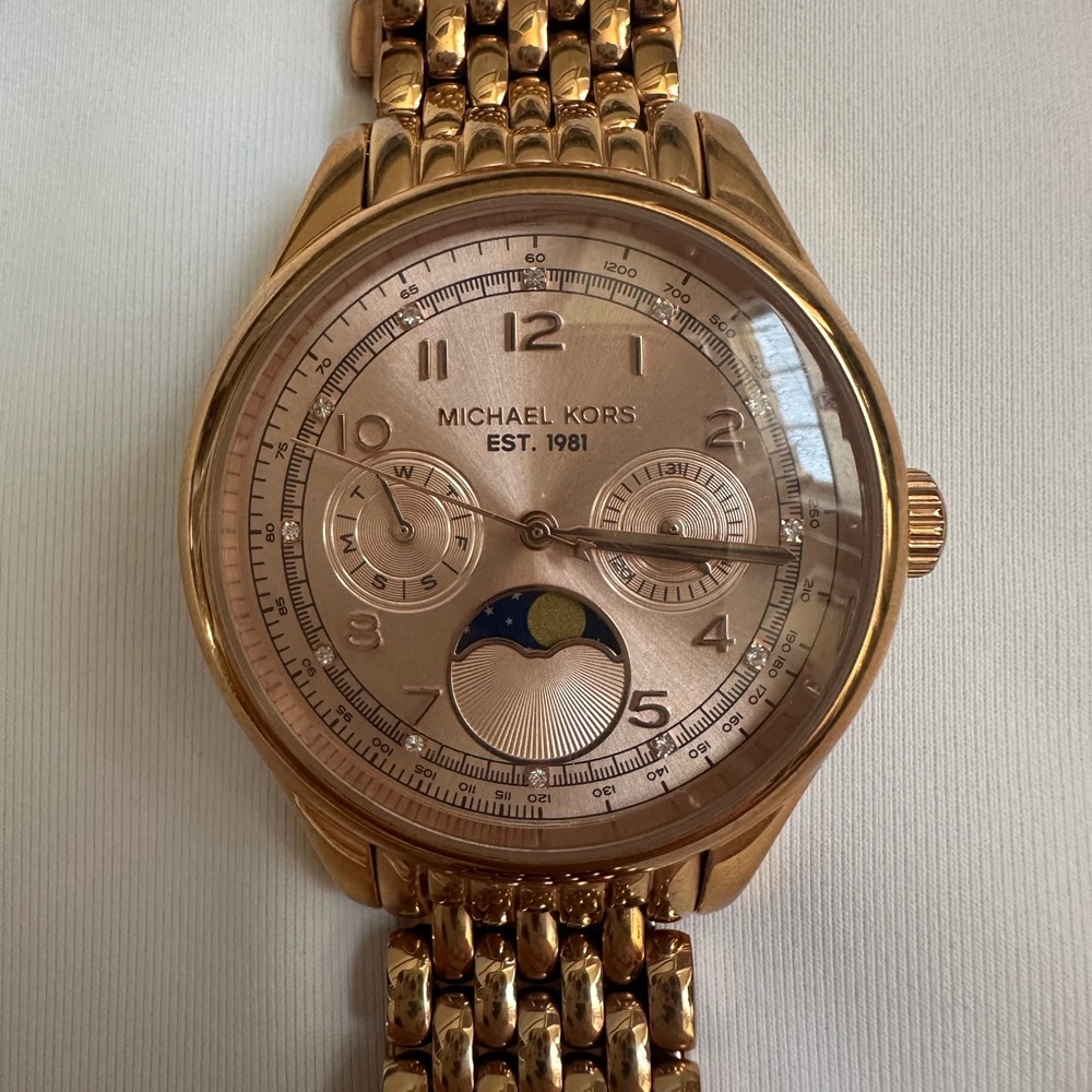 Michael Kors “Amelia” Multi-Function Rose Gold Wo… - image 3